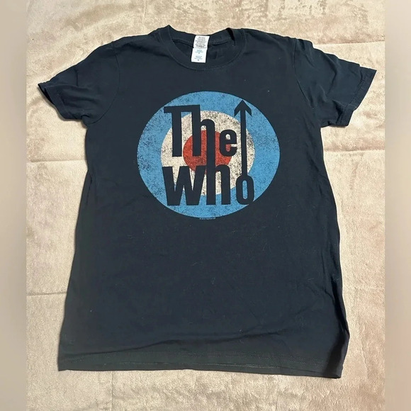 The Who Graphic Band Tee Size Small T-Shirt Short-Sleeved Black - Picture 1 of 5